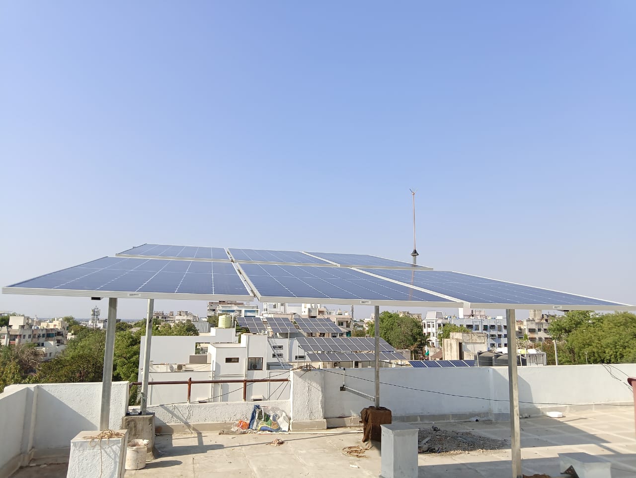 Vivswan rooftop solar installation